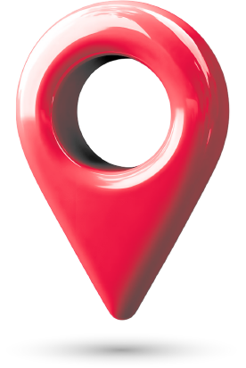 Cartoon location pin.
